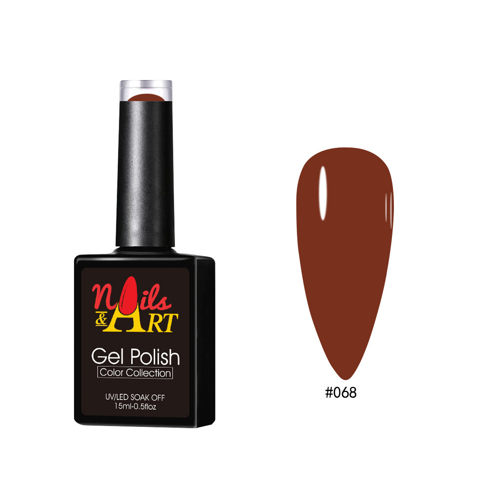 Nails & Art - Gel Polish - Coffee Bean 068 - CM Nails & Beauty Supply