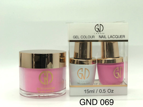 3-in-1 Nail Combo: Dip, Gel & Lacquer #069 | GND Canada® - CM Nails & Beauty Supply