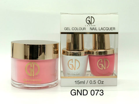 3-in-1 Nail Combo: Dip, Gel & Lacquer #073 | GND Canada® - CM Nails & Beauty Supply