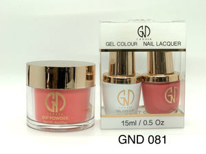 3-in-1 Nail Combo: Dip, Gel & Lacquer #081 | GND Canada® - CM Nails & Beauty Supply