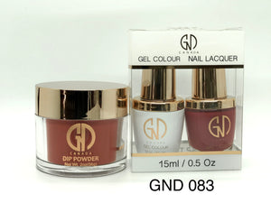 3-in-1 Nail Combo: Dip, Gel & Lacquer #083 | GND Canada® - CM Nails & Beauty Supply