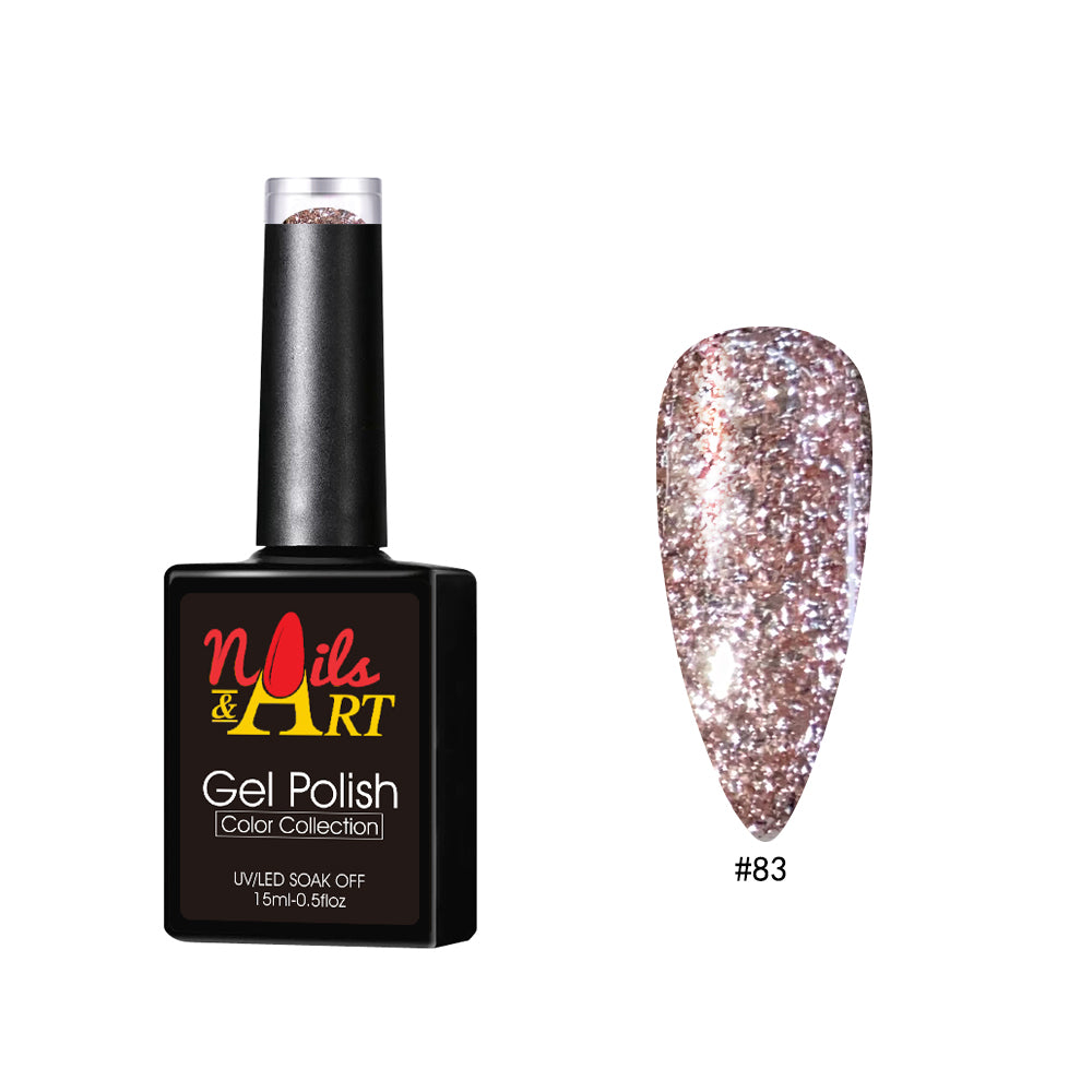 Nails & Art - Gel Polish - Pink Fastest 083 - CM Nails & Beauty Supply
