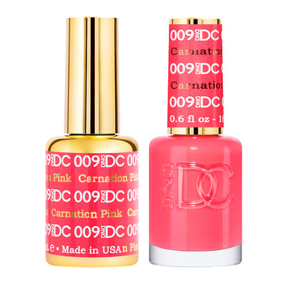 DC Carnation Pink #009 - Gel Polish & Lacquer Duo - CM Nails & Beauty Supply
