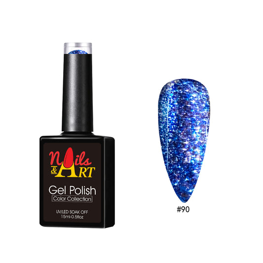 Nails & Art - Gel Polish | 090 Sapphire Crystal - CM Nails & Beauty Supply
