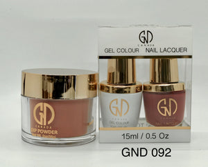 3-in-1 Nail Combo: Dip, Gel & Lacquer #092 | GND Canada® - CM Nails & Beauty Supply