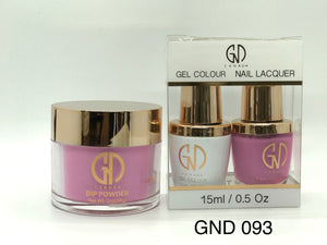 3-in-1 Nail Combo: Dip, Gel & Lacquer #093 | GND Canada® - CM Nails & Beauty Supply