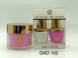3-in-1 Nail Combo: Dip, Gel & Lacquer #102 | GND Canada® - CM Nails & Beauty Supply