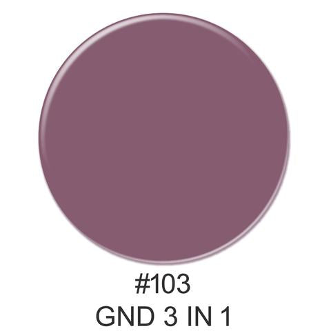 3-in-1 Nail Combo: Dip, Gel & Lacquer #103 | GND Canada® - CM Nails & Beauty Supply