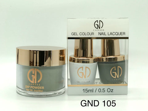 3-in-1 Nail Combo: Dip, Gel & Lacquer #105 | GND Canada® - CM Nails & Beauty Supply