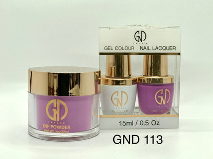 3-in-1 Nail Combo: Dip, Gel & Lacquer #113 | GND Canada® - CM Nails & Beauty Supply