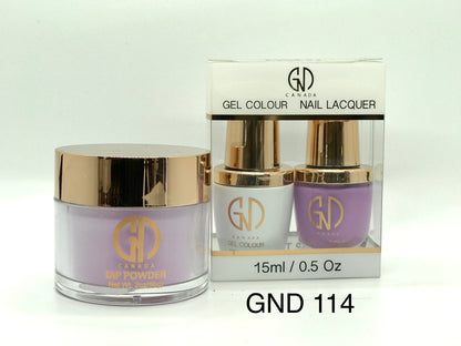3-in-1 Nail Combo: Dip, Gel & Lacquer #114 | GND Canada® - CM Nails & Beauty Supply