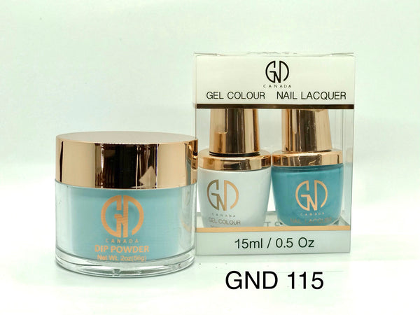 3-in-1 Nail Combo: Dip, Gel & Lacquer #115 | GND Canada® - CM Nails & Beauty Supply