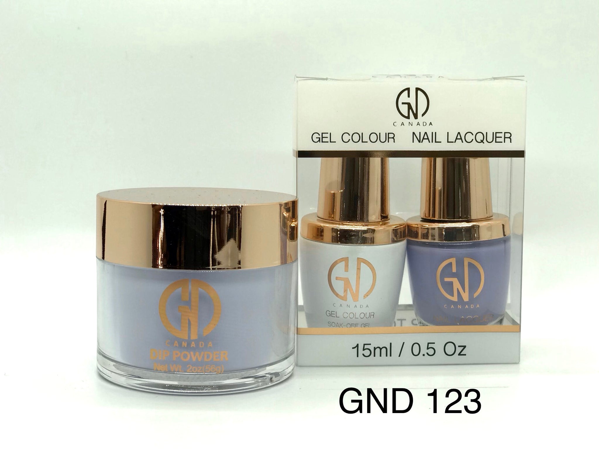 3-in-1 Nail Combo: Dip, Gel & Lacquer #123 | GND Canada® - CM Nails & Beauty Supply