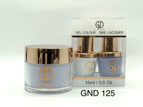 3-in-1 Nail Combo: Dip, Gel & Lacquer #125 | GND Canada® - CM Nails & Beauty Supply