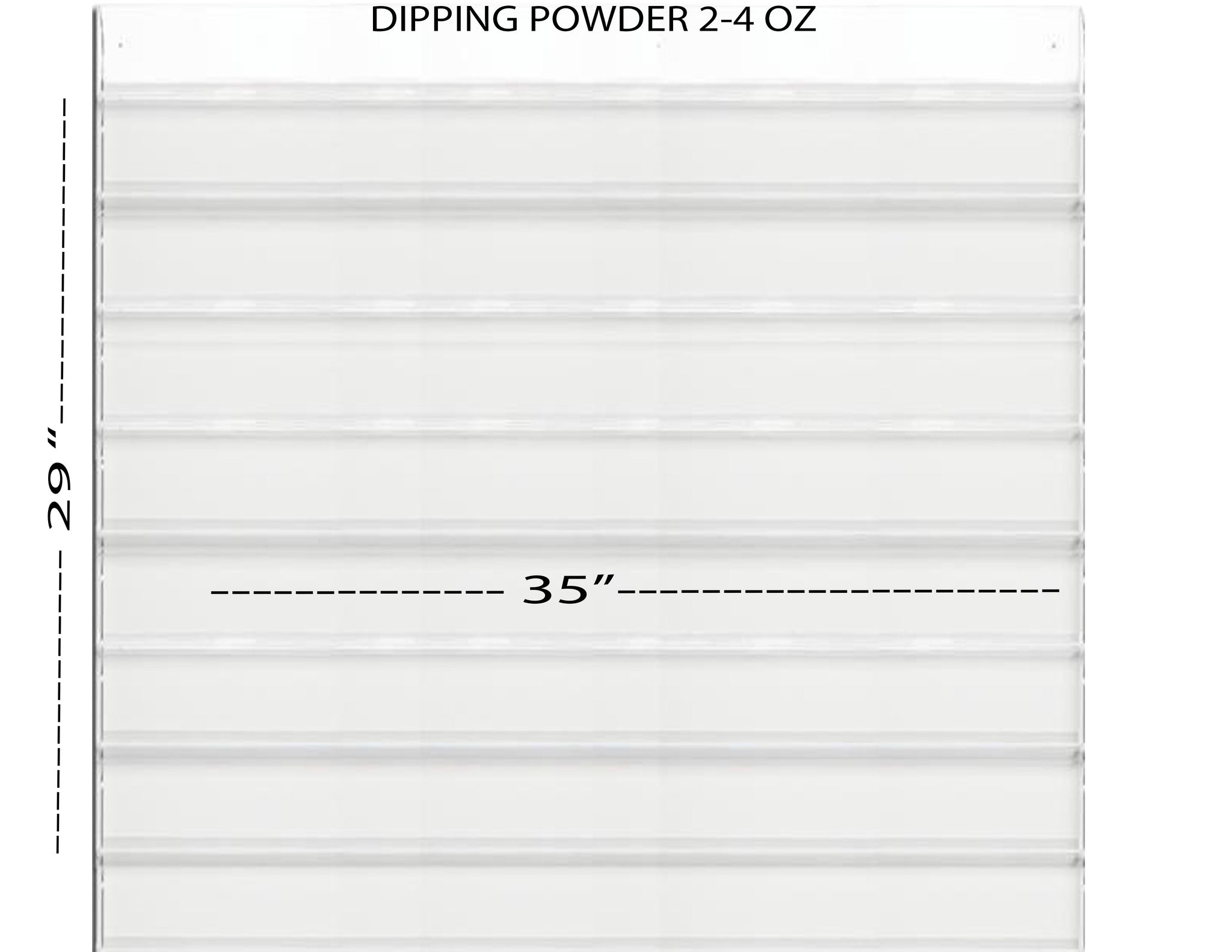 Dipping Powder Rack | Displays 126 Jars 2-4 oz - CM Nails & Beauty Supply