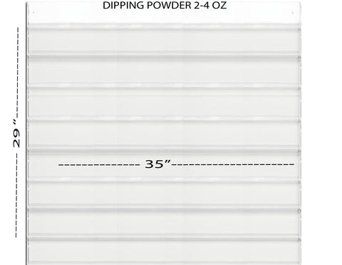 Dipping Powder Rack | Displays 126 Jars 2-4 oz - CM Nails & Beauty Supply