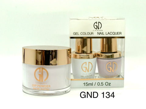 3-in-1 Nail Combo: Dip, Gel & Lacquer #134 | GND Canada® - CM Nails & Beauty Supply