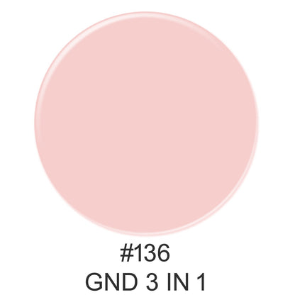 3-in-1 Nail Combo: Dip, Gel & Lacquer #136 | GND Canada® - CM Nails & Beauty Supply