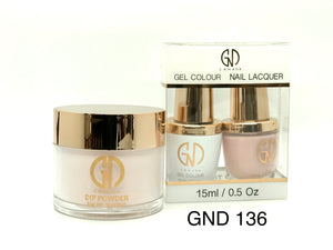 3-in-1 Nail Combo: Dip, Gel & Lacquer #136 | GND Canada® - CM Nails & Beauty Supply