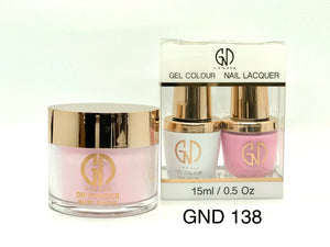 3-in-1 Nail Combo: Dip, Gel & Lacquer #138 | GND Canada® - CM Nails & Beauty Supply