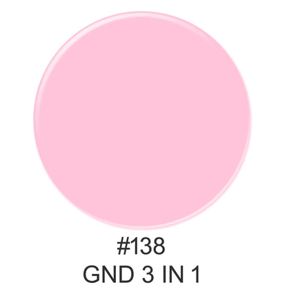 3-in-1 Nail Combo: Dip, Gel & Lacquer #138 | GND Canada® - CM Nails & Beauty Supply