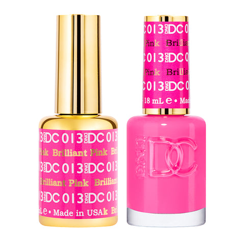 DC -Brilliant Pink #013- Gel & Lacquer Duo-CM Nail Supply Toronto