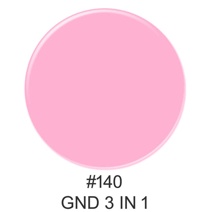 3-in-1 Nail Combo: Dip, Gel & Lacquer #140 | GND Canada® - CM Nails & Beauty Supply