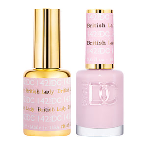 DC British Lady #142 - Gel Polish & Lacquer Duo - CM Nails & Beauty Supply