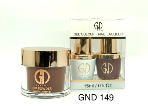 3-in-1 Nail Combo: Dip, Gel & Lacquer #149 | GND Canada® - CM Nails & Beauty Supply