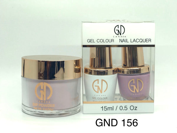 3-in-1 Nail Combo: Dip, Gel & Lacquer #156 | GND Canada® - CM Nails & Beauty Supply