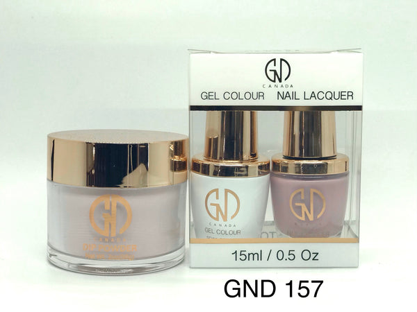3-in-1 Nail Combo: Dip, Gel & Lacquer #157 | GND Canada® - CM Nails & Beauty Supply