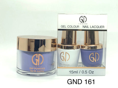 3-in-1 Nail Combo: Dip, Gel & Lacquer #161 | GND Canada® - CM Nails & Beauty Supply