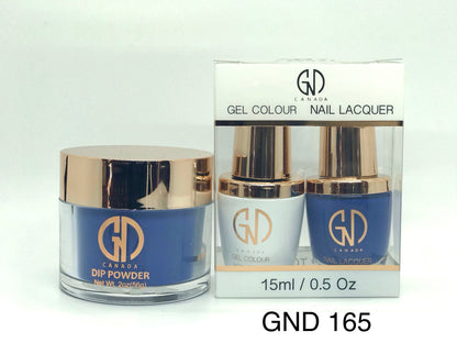 3-in-1 Nail Combo: Dip, Gel & Lacquer #165 | GND Canada® - CM Nails & Beauty Supply