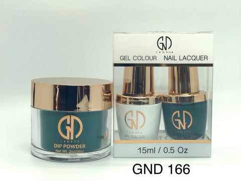 3-in-1 Nail Combo: Dip, Gel & Lacquer #166 | GND Canada® - CM Nails & Beauty Supply