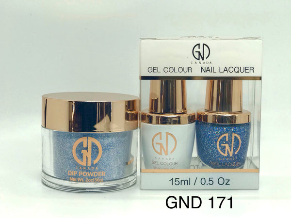 3-in-1 Nail Combo: Dip, Gel & Lacquer #171 | GND Canada® - CM Nails & Beauty Supply