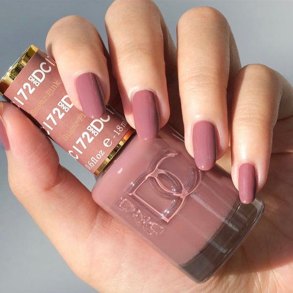DND DC Duo Gel + Nail Lacquer Sugar Pink #172