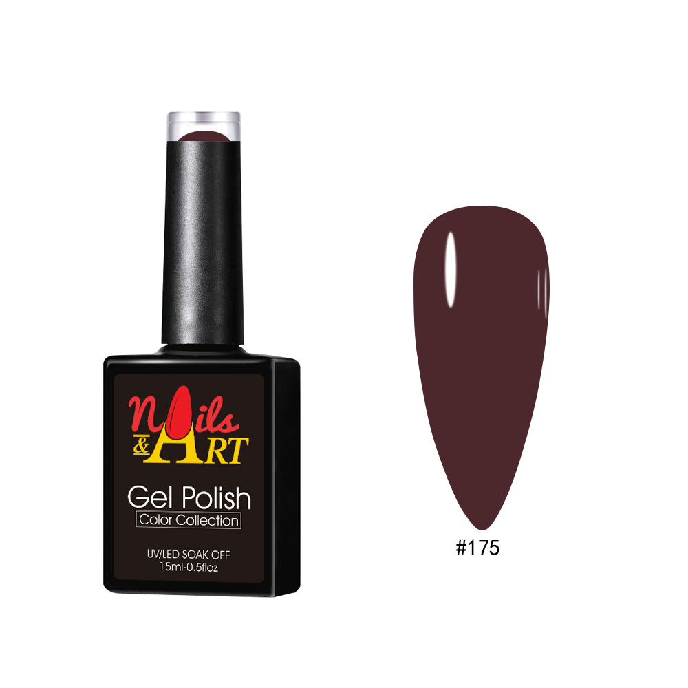 Nails & Art - Gel Polish - 175 Aubergine - CM Nails & Beauty Supply