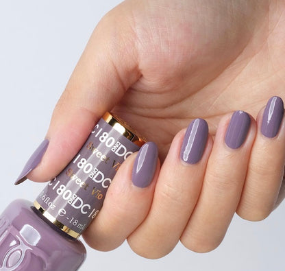 DC Sweet Violet #180 - Gel Polish & Lacquer Duo - CM Nails & Beauty Supply