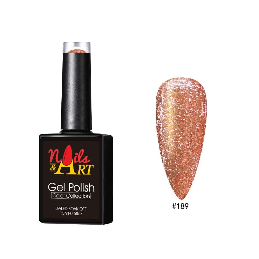 Nails & Art - Gel Polish 189 Bottles Poppin' - CM Nails & Beauty Supply