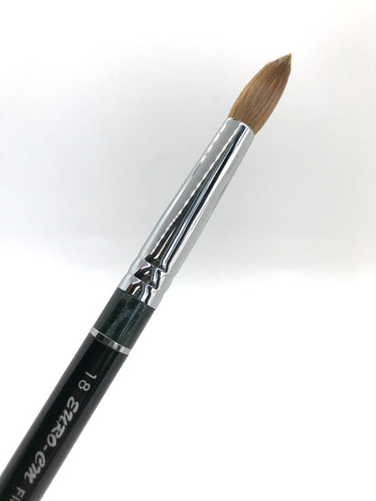 Acrylic Brush CM Finest Kolinsky England Size #18 - CM Nails & Beauty Supply