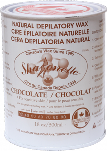 Natural Soft Wax - Chocolate (18 oz) | Sharonelle - CM Nails & Beauty Supply