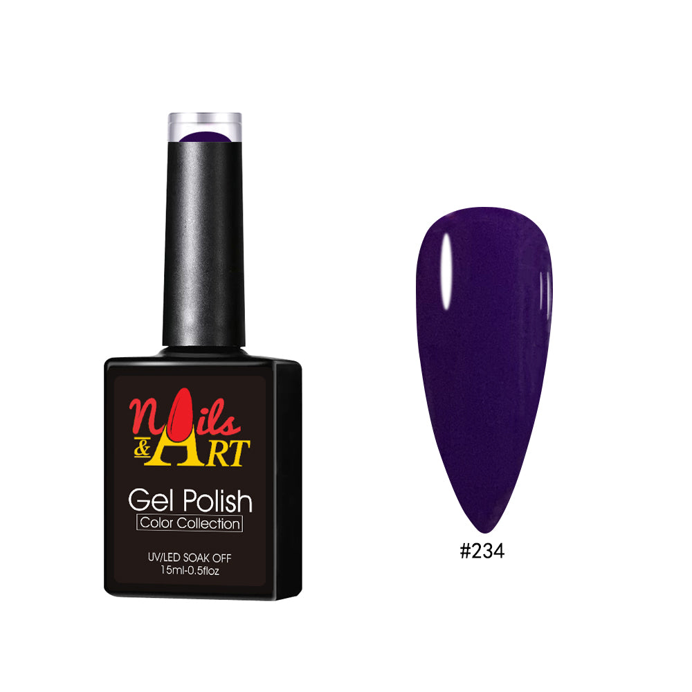 Nails & Art - Gel Polish - 234 Purplesley