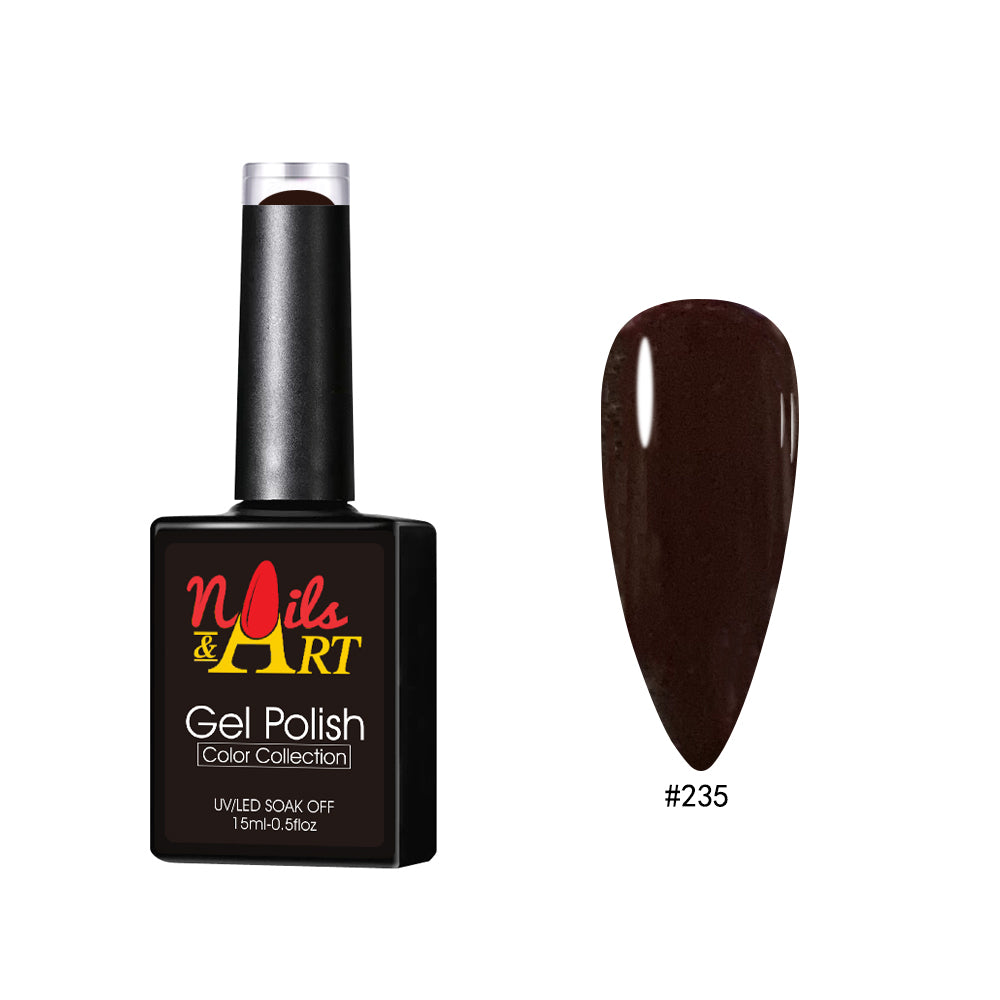 Nails & Art - Gel Polish - 235 Chocolate Sundae - CM Nails & Beauty Supply