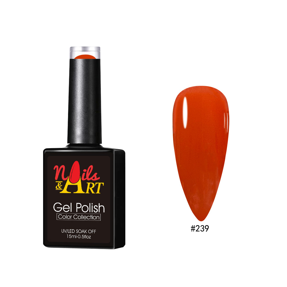 Nails & Art - Gel Polish - 239 Jack-O-Lantern - CM Nails & Beauty Supply