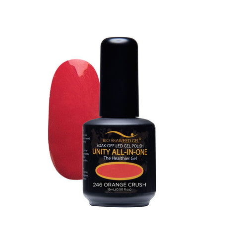 246 Orange Crush | Bio Seaweed Gel® - CM Nails & Beauty Supply