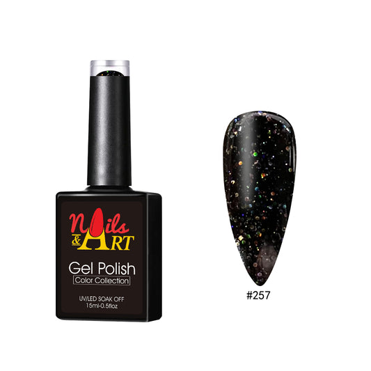 Nails & Art - Gel Polish - 257 Dark Magic - CM Nails & Beauty Supply