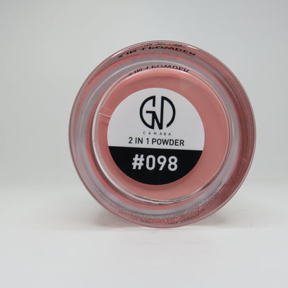Acrylic & Dip Powder 2-in-1 GND Canada® #098 | 2 Oz - CM Nails & Beauty Supply