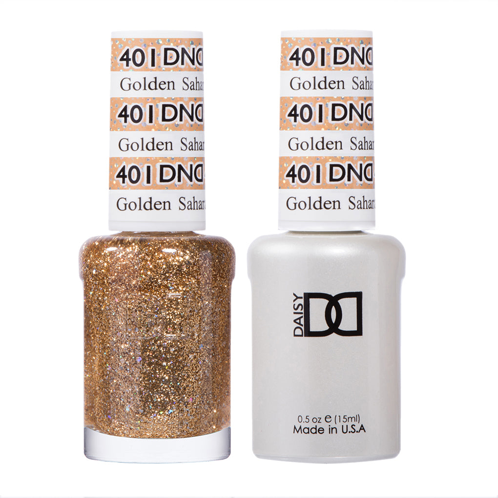 DND - Golden Sahara Star #401 - Gel & Lacquer Duo