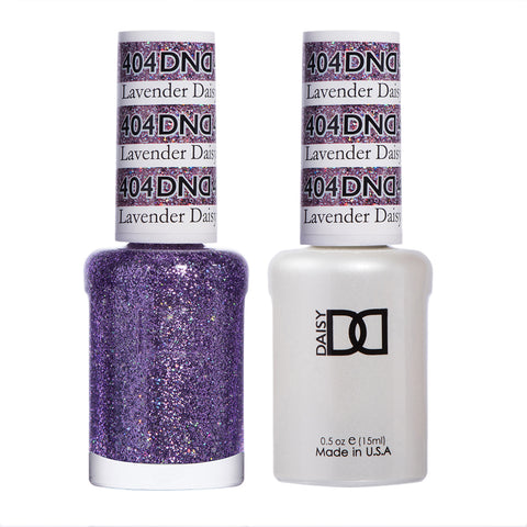 DND - Lavender Daisy Star #404 - Gel & Lacquer Duo