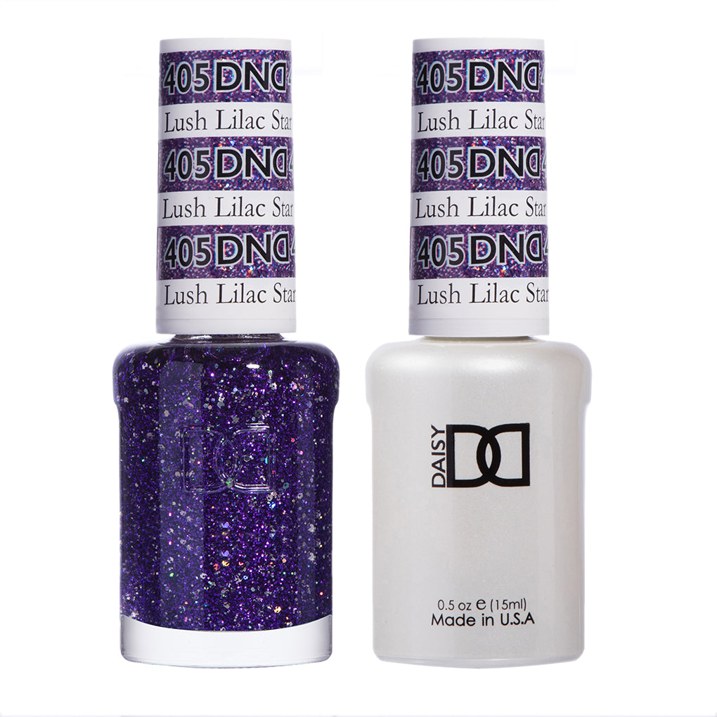 DND - Lush Lilac Star #405 - Gel & Lacquer Duo